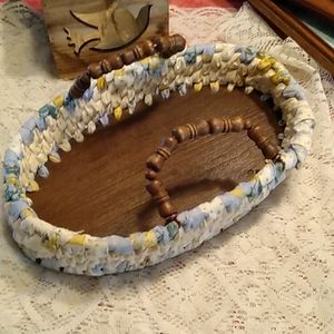 Vintage Hand Weaved Basket